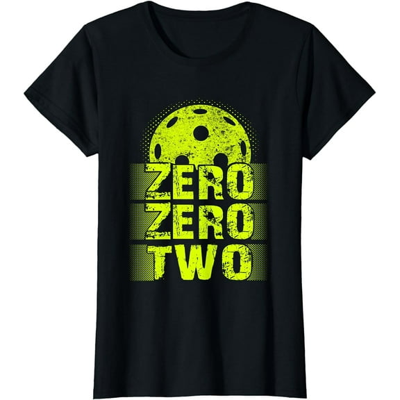 Zero Zero Two Pickleball Player Paddleball T-Shirt