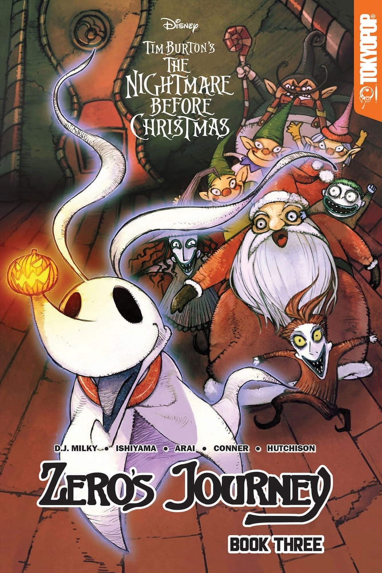 D J MILKY; KEI ISHIYAMA; DAVID HUTCHINSON Zero's Journey GN series: Disney Manga: Tim Burton's The Nightmare Before Christmas - Zero's Journey, Book 3 (Series #3) (Paperback)