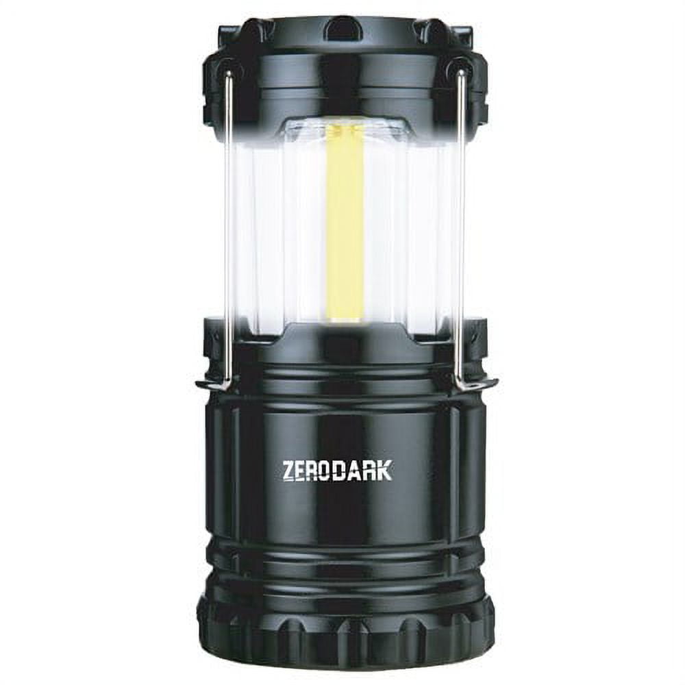 ZeroDark LED Lantern Flashlight Battery Operated Lantern Combo 2 in 1  Camping Flashlight Collapsible Batteries Included (3x AA) for Powe