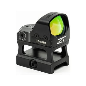 ZeroTech Optics Thrive HD RMR FootPrint Reflex Red Dot Sight w/ High Mount, 1x28mm, Multi Reticle, Black