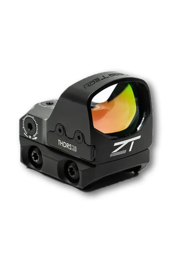 Thrive HD RMR FootPrint Reflex Red Dot Sight w/ Low Mount, 1x28mm, 3 MOA Green Dot, Black
