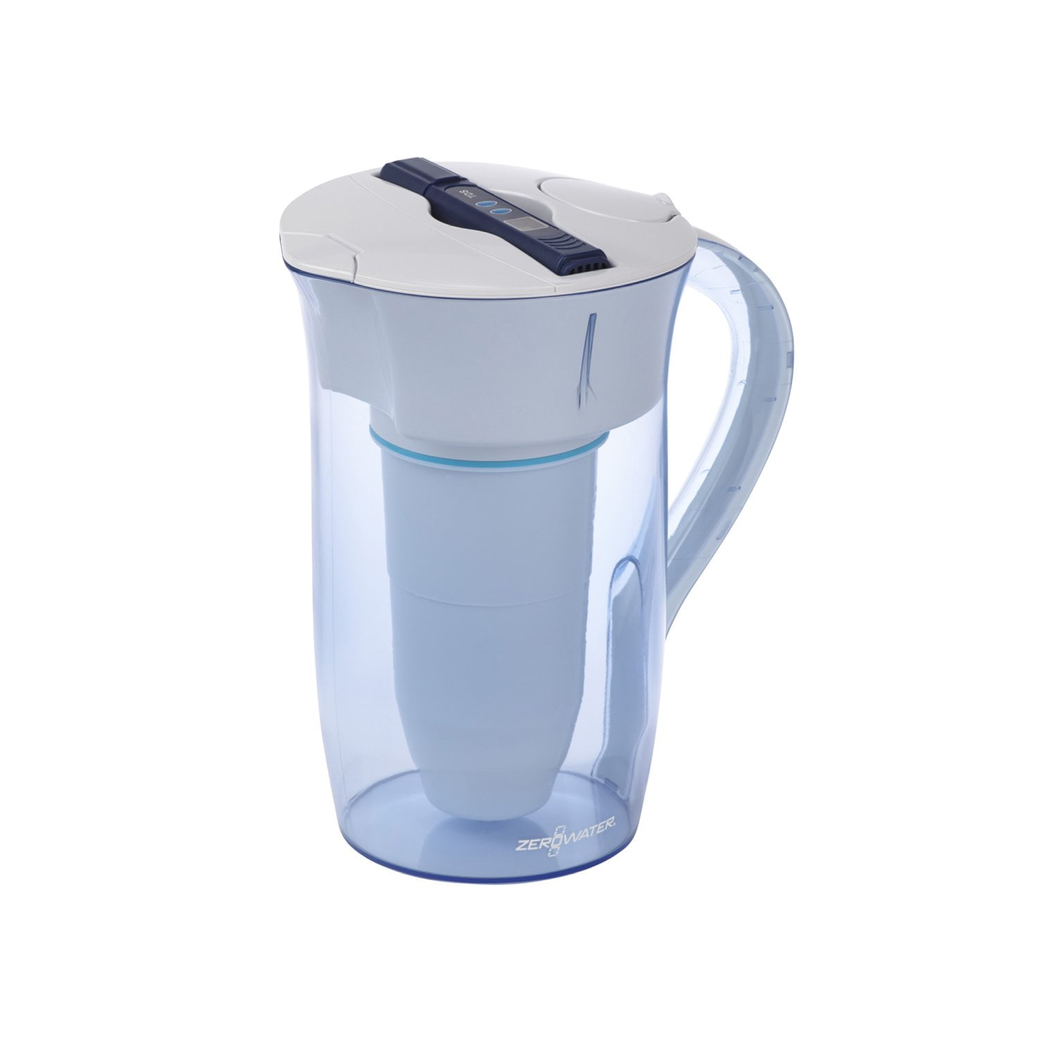 ZeroWater 10 Cup NSF Certified Water Filtration Pitcher - Blue