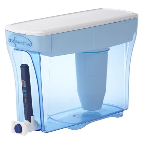 ZeroWater 30 Cup Water Filter ReadyPour Dispenser with TDS Meter, ZD
