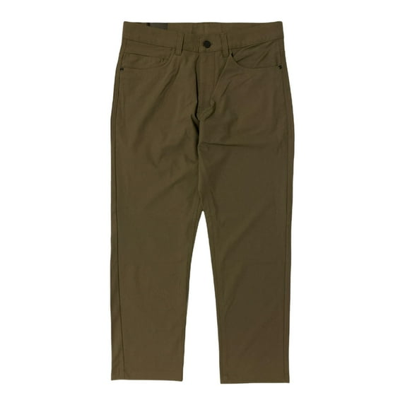 ZeroXposur Men's All Day Comfort 4-Way Stretch Commuter 5 Pocket Pants (Dark Olive, 34x32)