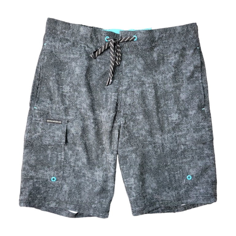 ZeroXposur Men's Swim Trunks 9" Inseam With Liner - Stretch Quick-Dry Swim Shorts, UPF 30+