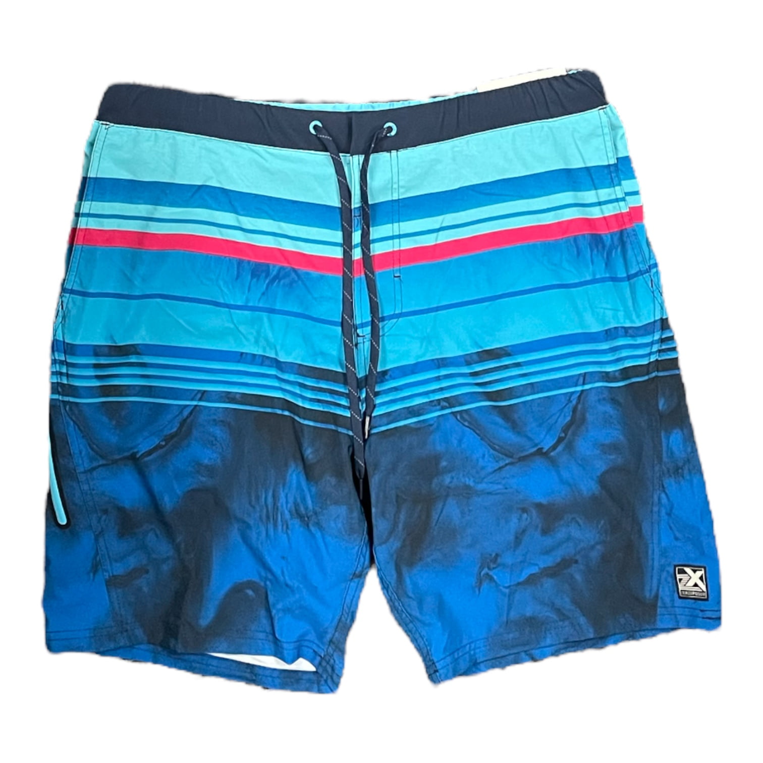 ZeroXposur Men's UPF 50+ Quick Dry Swim Trunks, Navy Ibiza