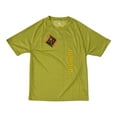 thumbnail image 1 of ZeroXposur Men's Short Sleeve Rash Guard Sun Protection Tee (Lime, L), 1 of 2