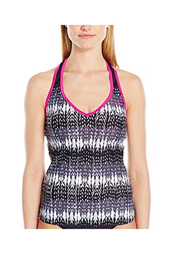 Mulberry Mesh Racerback Tankini Swim Top Swimwear Women's 6