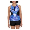 thumbnail image 1 of ZeroXposur Tankini Scuba Cornflower, Swimsuit (Women's), 1 of 2