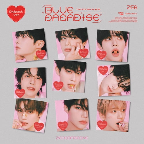 GW SALE!) ジャンハオ 直筆 BLUE PARADISE Zerobaseone - Blue Paradise - Digipack Random Cover Version - incl