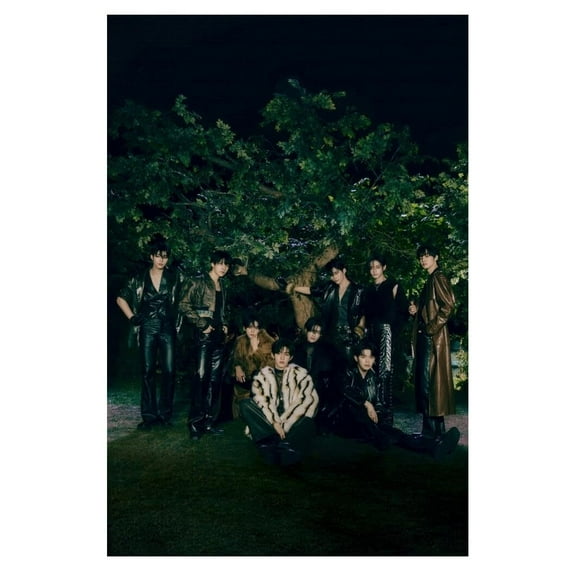 Zerobaseone Zb1 Poster Blue Paradise Album Hide Concept Photo Print K-Pop Home Decor For Living Room Aesthetic Kpop Male Boys Group Boy Band