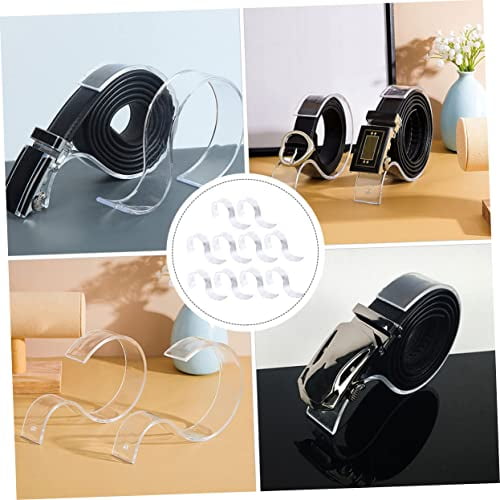 Zerodeko Belt Organizer s Shape Acrylic Belt Display Racks Belt Storage ...