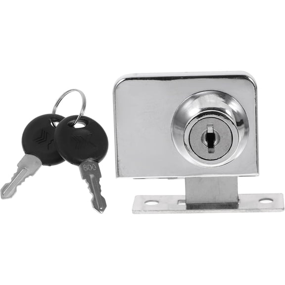 Glass Showcase Lock Cabinet Lock for Display Case 409 Alloy with Keys Security Hardware for Shop and Home Cabinets