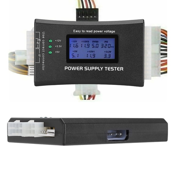 Zerodis 20/24 4/6/8 PIN LCD Computer PC ATX Power Supply Tester Tool