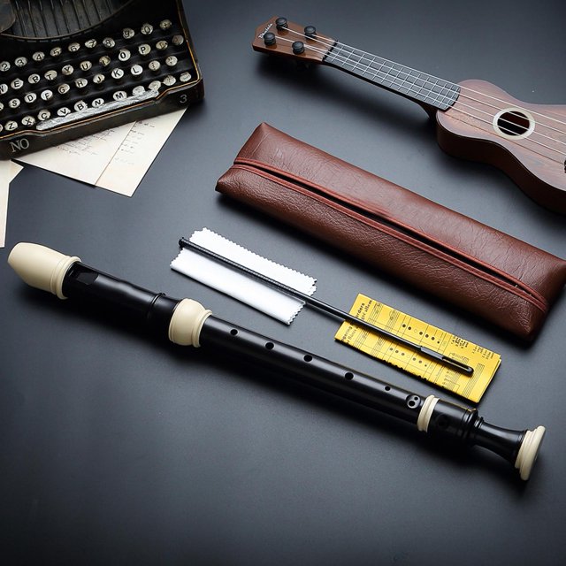 Zerodis Alto Recorder, ABS Resin F Key 8 Hole Recorder, For