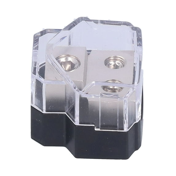 Zerodis Audio Modification, 1 In 2 Out Power Distribution Block Holder 60A for Car Trucks Boats RVs