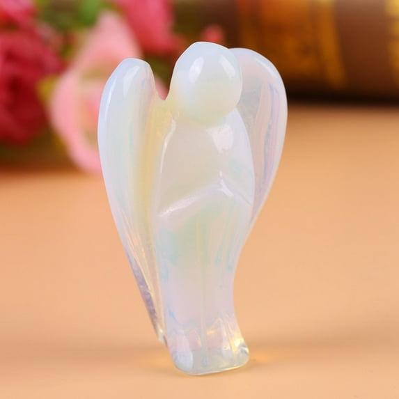 Zerodis Crystal Healing Stone, Beautiful Opal Angel Crystal, For Meditation Zen Aura Cleansing Yoga