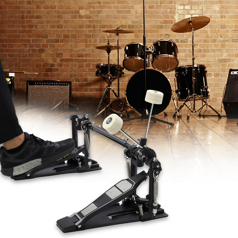Grundlægger kollision kalk Zerodis Drum Foot Kick,Drums Pedal Double Bass Dual Foot Kick Percussion Drum  Set Accessories - Walmart.com