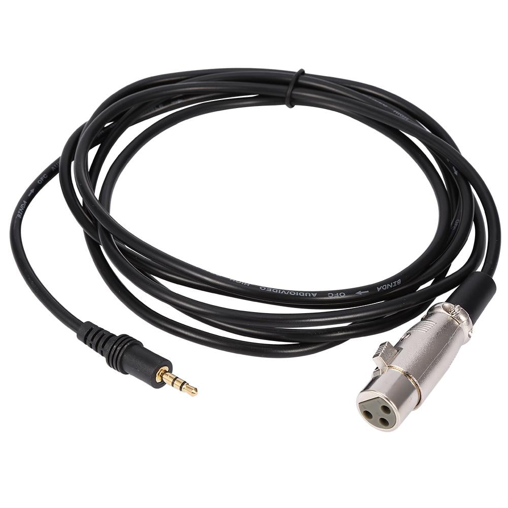 XLR-Jack cable 3.5 (2,5 m) for Mini Jack 3.5mm angle adapter