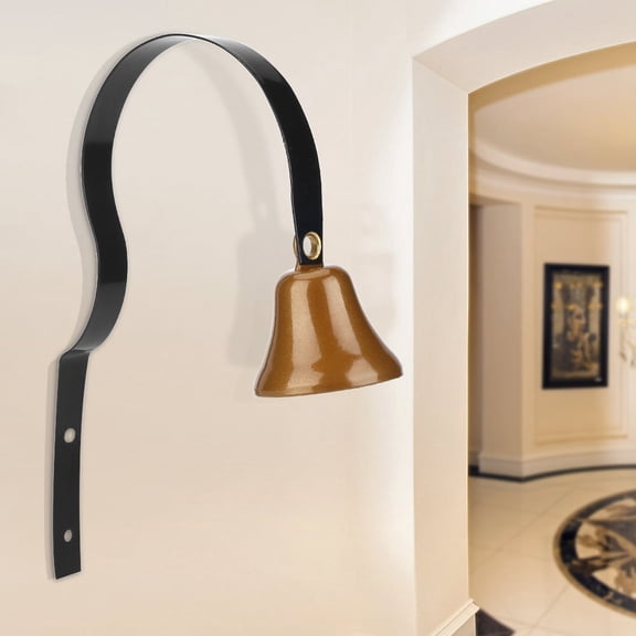 Zerone Antique Door bell, Shopkeepers Bell, Store Door Bell Remind You Customer Coming, Metal Door bell Loud Clear Tone Anti-Theft for Your House
