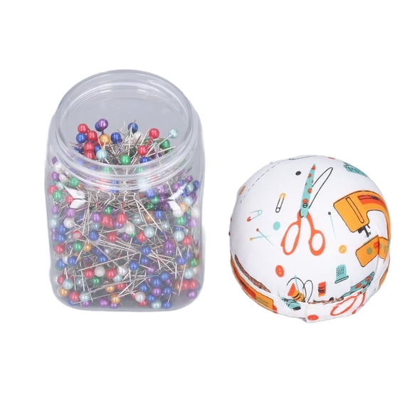 Zerone Colorful Sewing Pins,500Pcs Colorful Sewing Pins Various Colors Strong Practicability Enough Quantity Quilting Pins For Household Tailor Shop