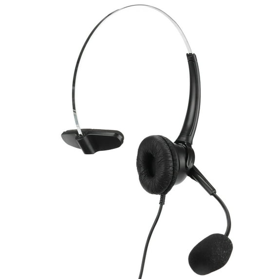 Zerone RJ9 Phone Earphone,Telephone Headset RJ9 Earphone With 330° Adjustable Microphone For Home And Call Center Office Landline Phone,Telephone Headset