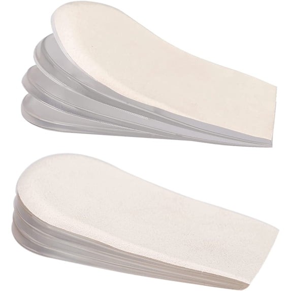 Adjustable Orthopedic Shoe Lifts Inserts, Gel Heel Lift Increase Inserts for Heel Pain Leg Length Discrepancies(4 Layers,1 Pair)