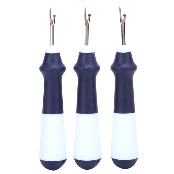 Zerone Stitch Remover Tool,3Pcs Seam Ripper  Stainless Ergonomic Handy Handles Thread Remover Sewing Crafting Embroidery,Seam Remover