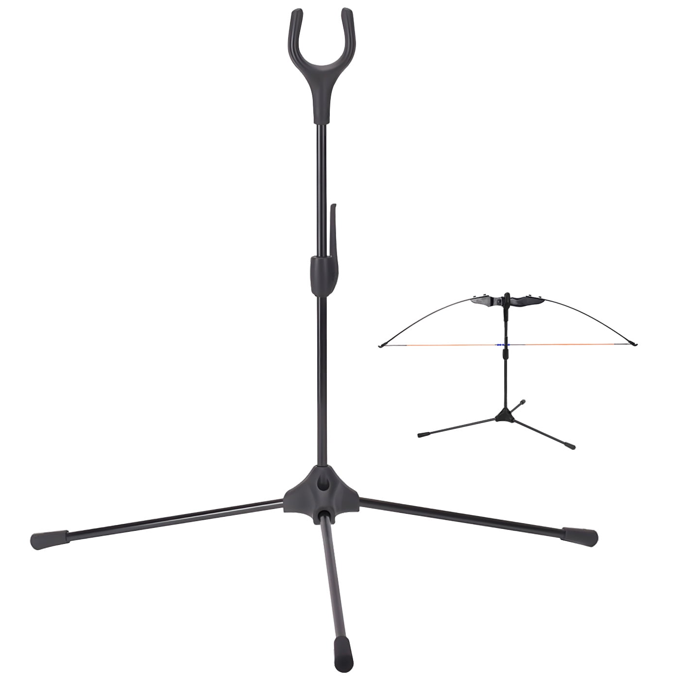 New Standing Compound Bow Stand Rack Stretchable 70-80cm For Most Compound Pulley Bows Archery Accessory