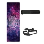 Zeronic Yoga Mat Premium Printing Non Slip Exercise & Fitness Mat for All Types of Yoga, Pilates & Floor Workouts (72" x 24" x 6mm Thick)