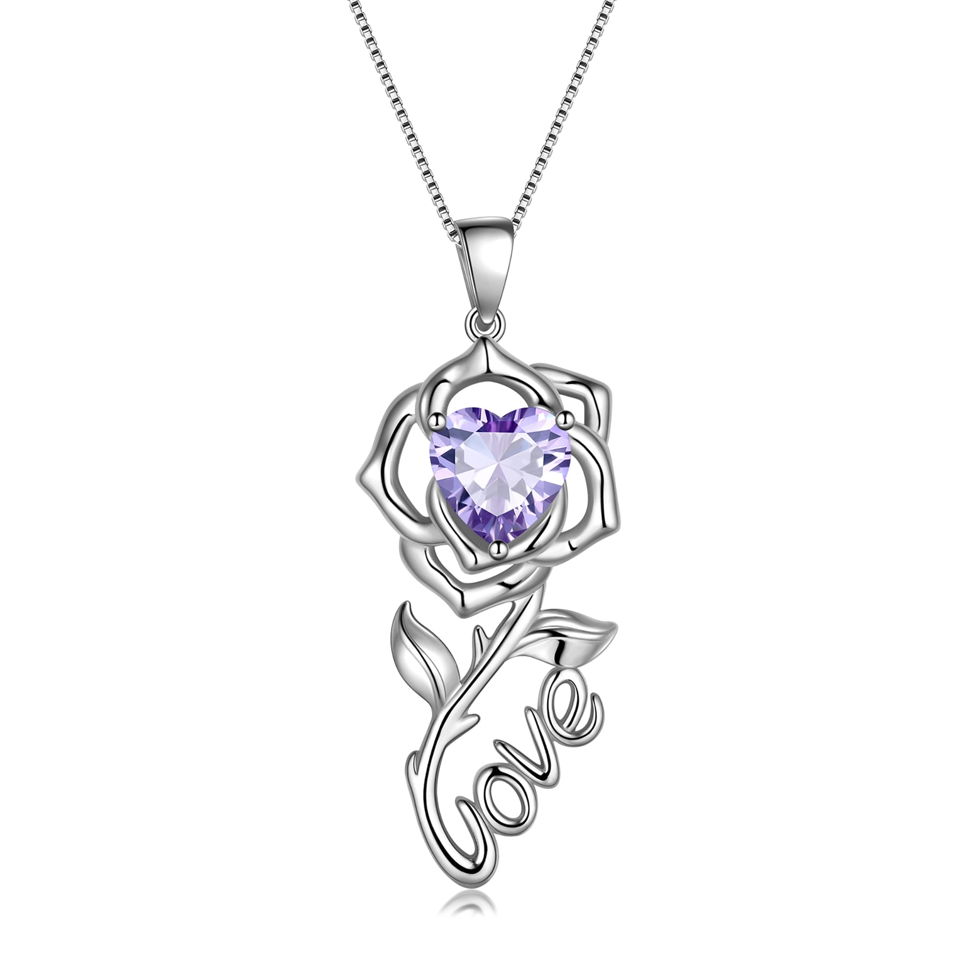 ●TATIANA● Silver 925 Heart Ornament Necklace NZ2108 500372 720222074_1.jpg