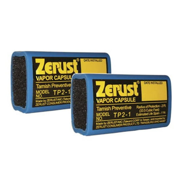 Zerust TP2-1 NoTarnish Vapor Capsule - Pack of 2 - Made in the USA