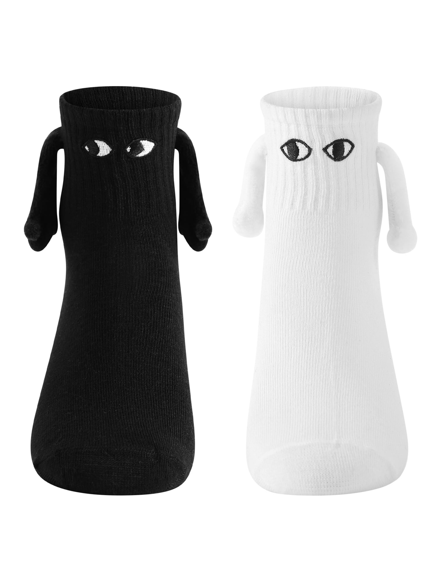 Zervatek Couple Novelty Socks Holding Hands Socks Walking