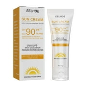 Zervatek Facial Sunscreen Cream Daily Sunblock Lotion Moisturizer Sun Screen Protector for Face Body Makeup Base