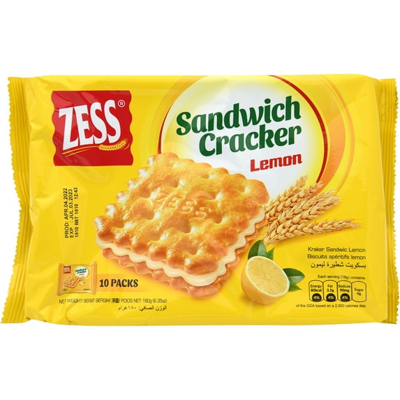 Zess Sandwich Cracker-Lemon