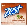 thumbnail image 1 of Zest Bath Bars, Cocoa Butter & Shea, 4 oz bars, 3 ea, 1 of 2