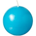 thumbnail image 1 of Zest Candle CBZ-045 3 inch Turquoise Ball Candles -6pc-Box - Pack of 2, 1 of 2