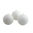 thumbnail image 1 of Zest Candle CBZ-040 2 in. White Citronella Ball Candles -12pc-Box, 1 of 3