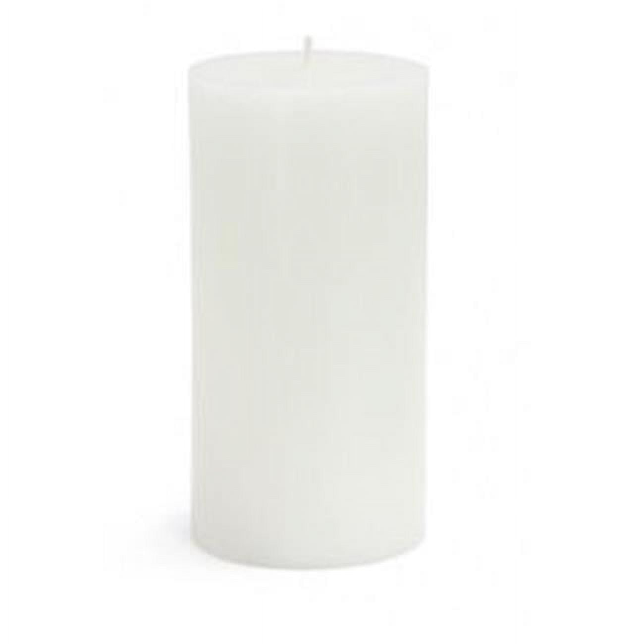 Zest Candle CPZ08212 3 x 6 in. White Pillar Candles12pcsCase Bulk