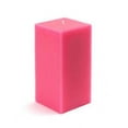 thumbnail image 1 of Zest Candle CPZ-143-12 3 x 6 in. Hot Pink Square Pillar Candle -12pcs-Case - Bulk, 1 of 5