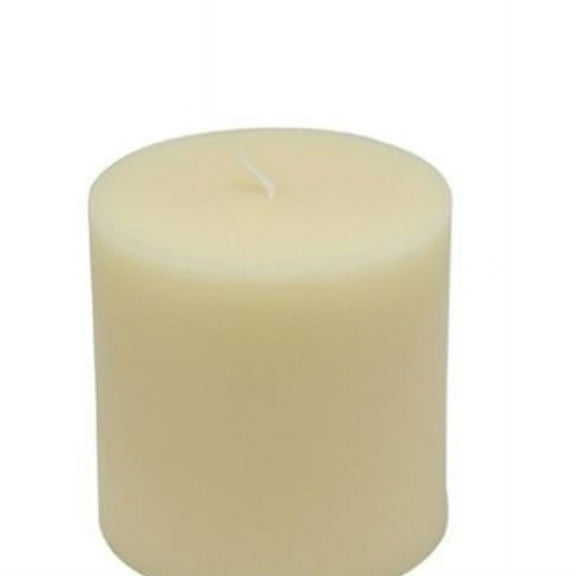 Zest Candle CPZ-169-12 3 x 3 in. Ivory Pillar Candles -12pcs-Case- Bulk