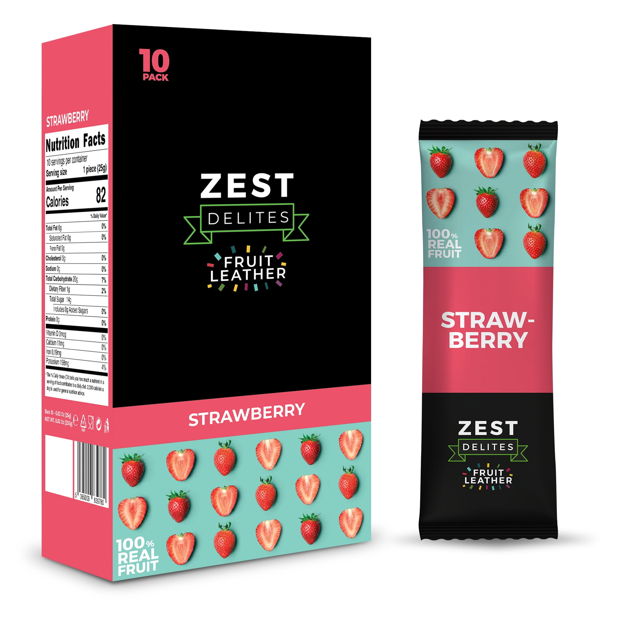 Zest Delites Fruit Leather, Dried Fruit Bars, Made from Dried