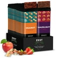 Zest Delites Fruit Leather Snacks with Nuts, Fruit Strips, Fruit Roll