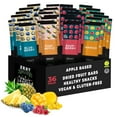 thumbnail image 1 of Zest Delites Fruit Leather Snacks, Vegan Fruit Bars, Berries & Tropical Flavors, Pack of 36, 1 of 8