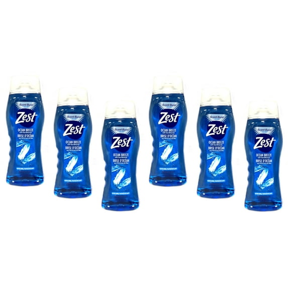 Zest Ocean Breeze Body SE33 Wash - Enriched with Sea Minerals - Rich Lathering Cleansing Body Wash Leaves Your Skin Feeling Smooth and Moisturized With an Invigorating Scent, 18 Fl Oz (Pack of 6)