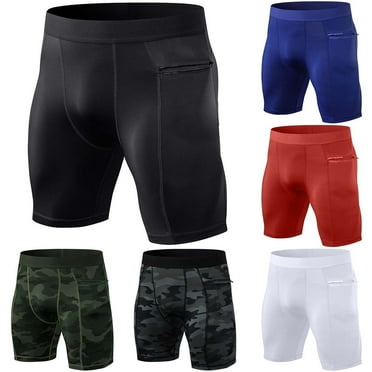 ZestMode 2 Pack Mens Compression Pants Activewear Leggings Underwear Bottoms Cycling Tights & Pants's Sweat Zipper Workout Pants Tight Running Training Pants