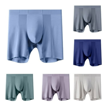 ZestMode 6 Pack Men's Underwear Pack Boxer Briefs,Underwear Briefs No Fly Covered Waistband Silky touchs Underpants Underwear Pad Lifting Underwear Lifting Tool Shaping Soft Boxer Cotton Underwear