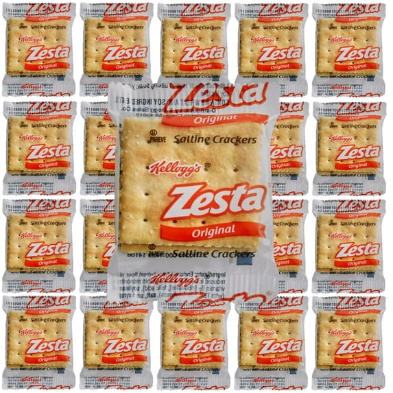 Zesta Saltine CM31 Crackers, Two (2) Cracker Pouches, Pack of 50