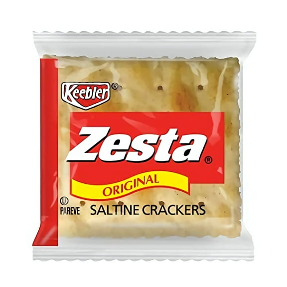 Zesta Saltine Crackers Individually Wrapped Curated by  .2 Ounce Twin Pack | Pack of 100