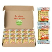 Zesta Saltine Crackers - Single Serve Packets - Pack of 100 - Each Individually Wrapped Pack Contains Two Crackers - Great Portion Control for Home or Office